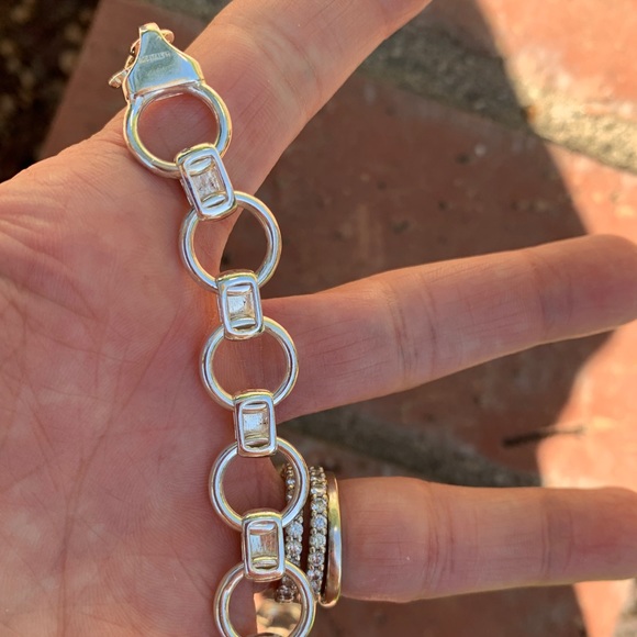 Silver Loop Bracelet - Picture 4 of 7